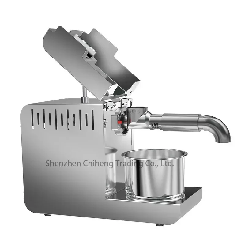 220V/110V Stainless Steel Oil Press Machine Automatic Hot Cold Oil Extractor  Peanut Sunflower Seed Olive Oil Press 5