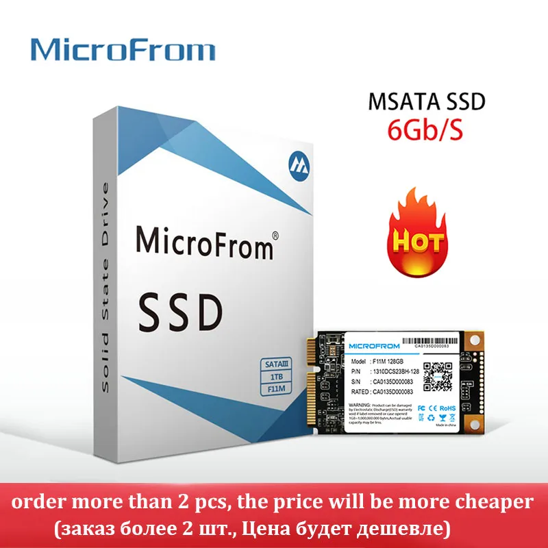 Microfrom Msata Ssd 512gb Internal Solid State Drive 1tb 256gb 128gb