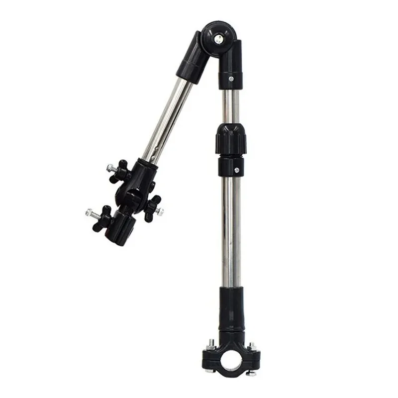 Adjustable Stroller Umbrella Holder Accessories Baby Stroller Umbrella Mount Multiused Wheelchair Parasol Shelf Bike Connector