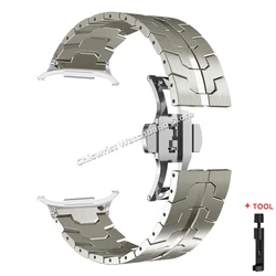 Luxury Stainless Steel Band - No Gaps Business Bracelet Strap for Watch 7 Ultra 47mm (Titanium S)