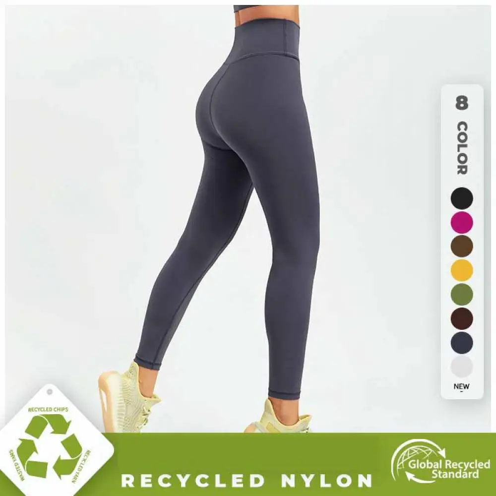 

Recycled Nylon Yoga Pants Women Gym Pants Seamless Long Sleeve Pants Women Seamless Leggings High Waist Push Up Leggings