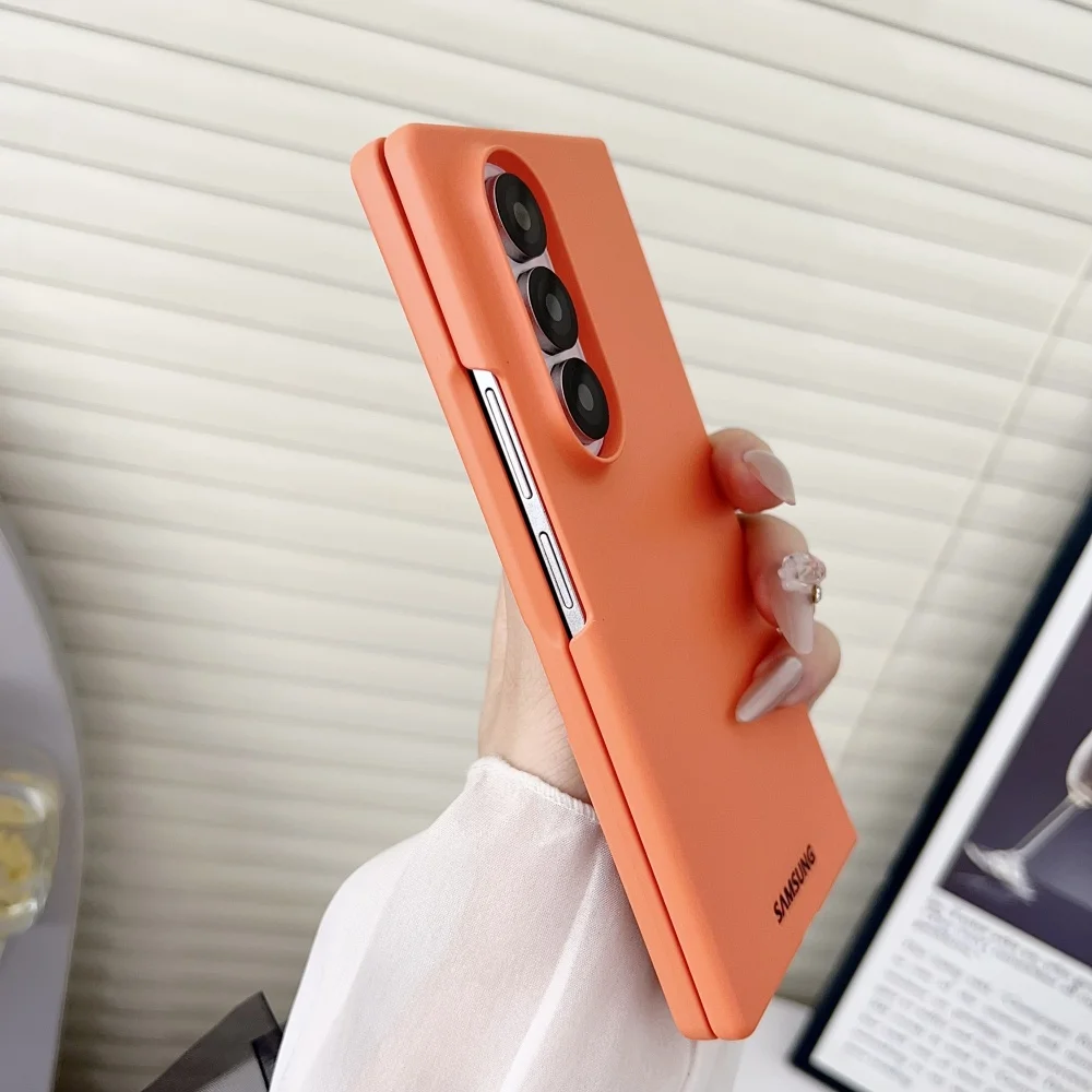 Luxury Ultra-Thin Skin Feel Shockproof Foldable Phone Case - Candy Color Anti-Drop Bumper Cover