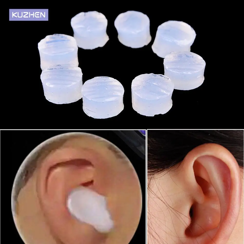 Drop Shipping 4pcs/1box Soft Comfortable Silicone Earplug Water