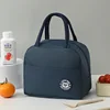 Portable Lunch Bag New Thermal Insulated Lunch Box Tote Cooler Bag Bento Pouch Lunch Container School Food Storage Bags 2