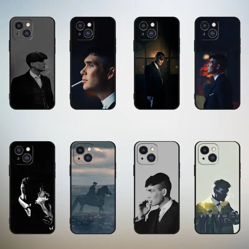 Custodia Per Telefono P-Peaky B-Blinders Per Iphone,11,12,Mini,13,14,15,Pro,Xs,Max,X,Xr,6,7,8,Plus Black Shell