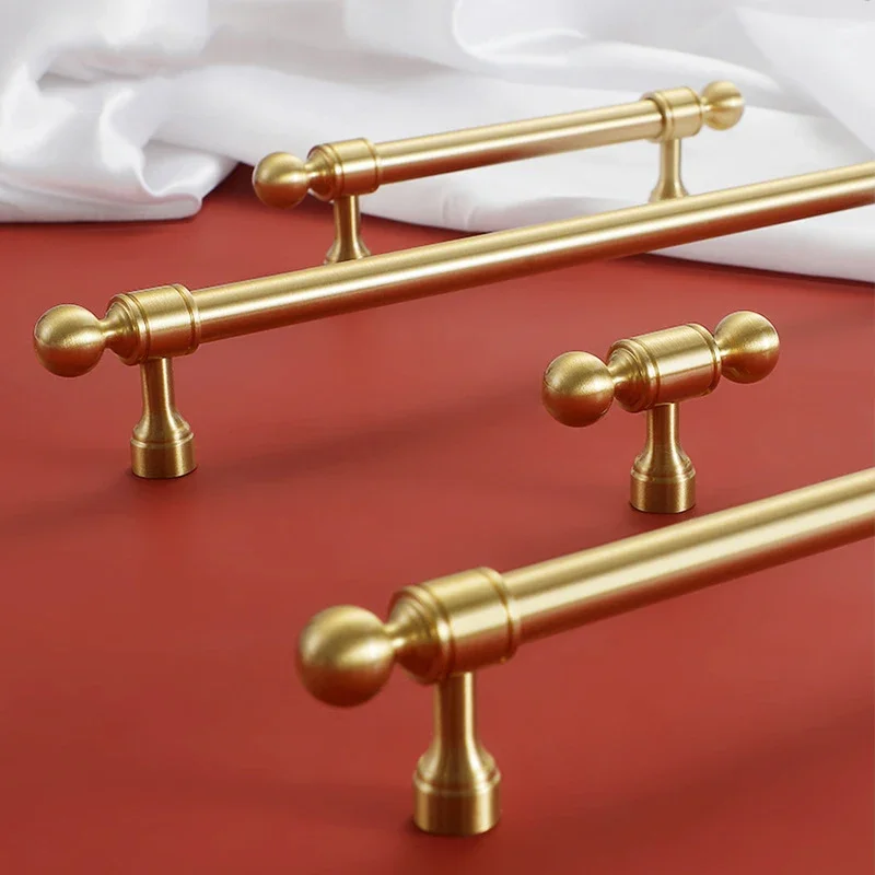 Gold Cabinet Handles Desk Drawer Pull Furniture Door Knob for Drawer Knob Furniture Hardware Kitchen Accessories