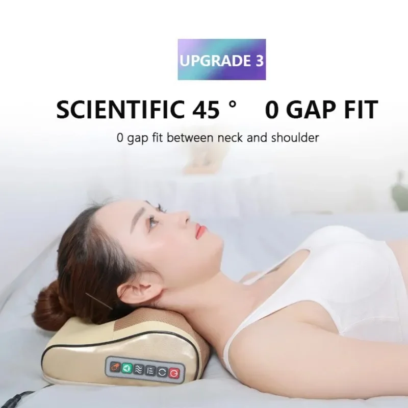 Electric Pillow Massage Neck Massager Multifunctional Massage Pillow Device Neck Health Massager Relax Pillow Massager