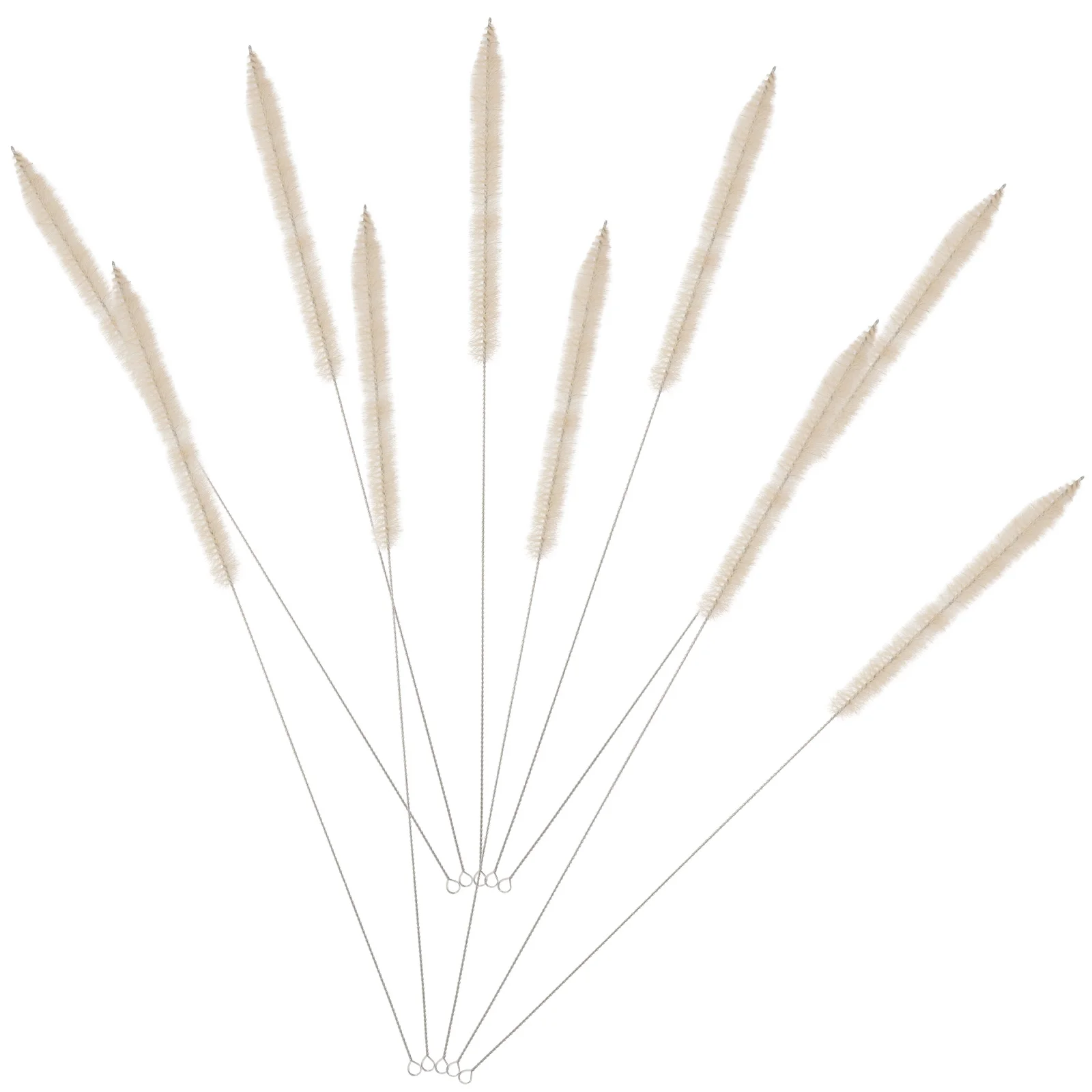 

10 Pcs Graduated Straw Brush Drinking Cleaning for Pipettes Test Tube Multifunctional Wool Laboratory Scale
