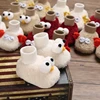 Cartoon Cute Baby Children's Shoes Men's and Women's Flat Shoes Elastic Rope Plush Warm and Comfortable Socks Shoes 0-18M 1