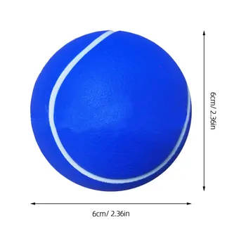 8pcs Creative Tennis Balls Practice Tennis Balls Sports PU Tennis Playing Ball Foam Solid Tennis Balls Beach Tennis Accessories 6