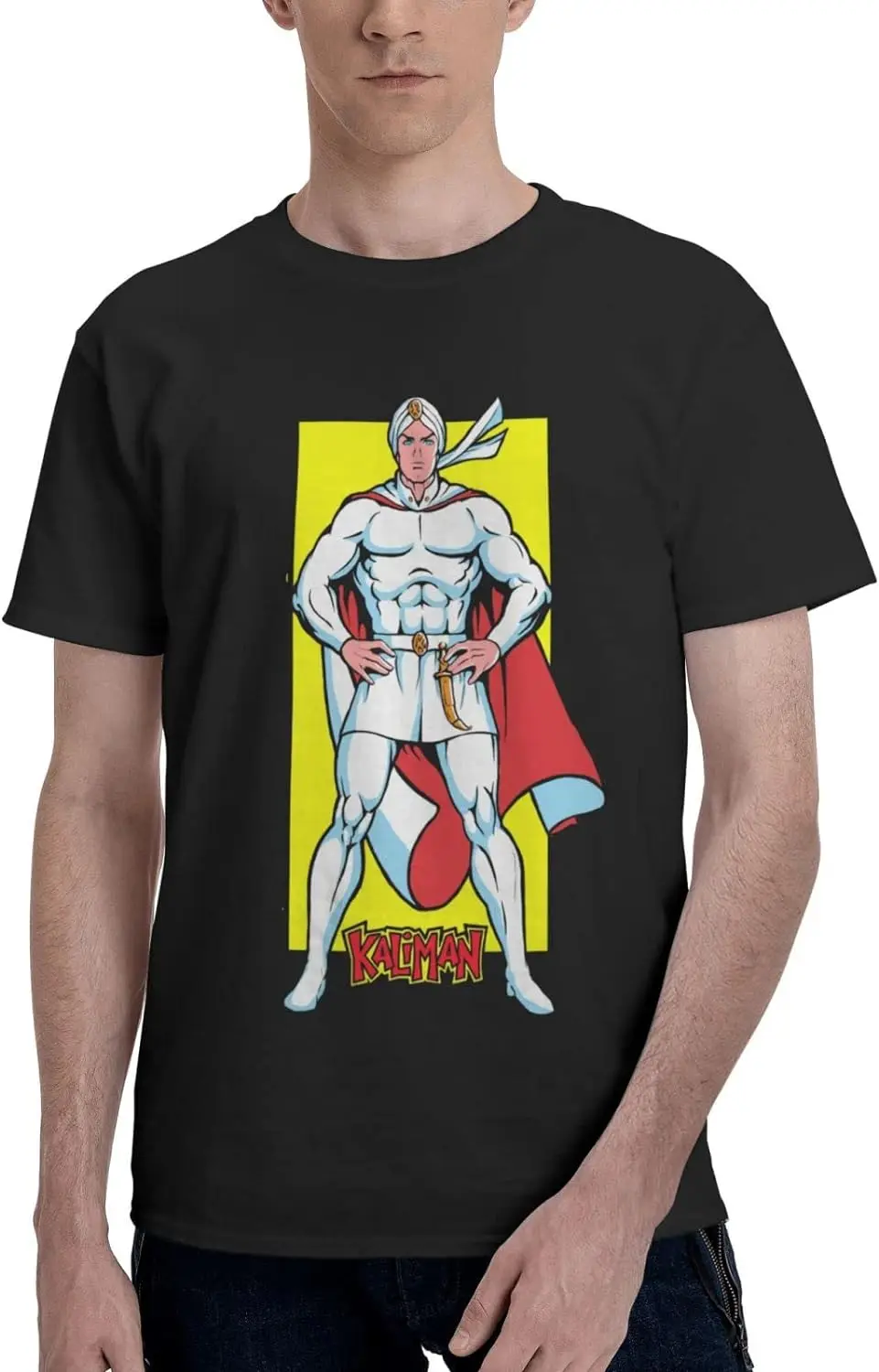 

Anime Kaliman T Shirt Man's Summer Manga Round Neck Clothes Casual Short Sleeves Tee