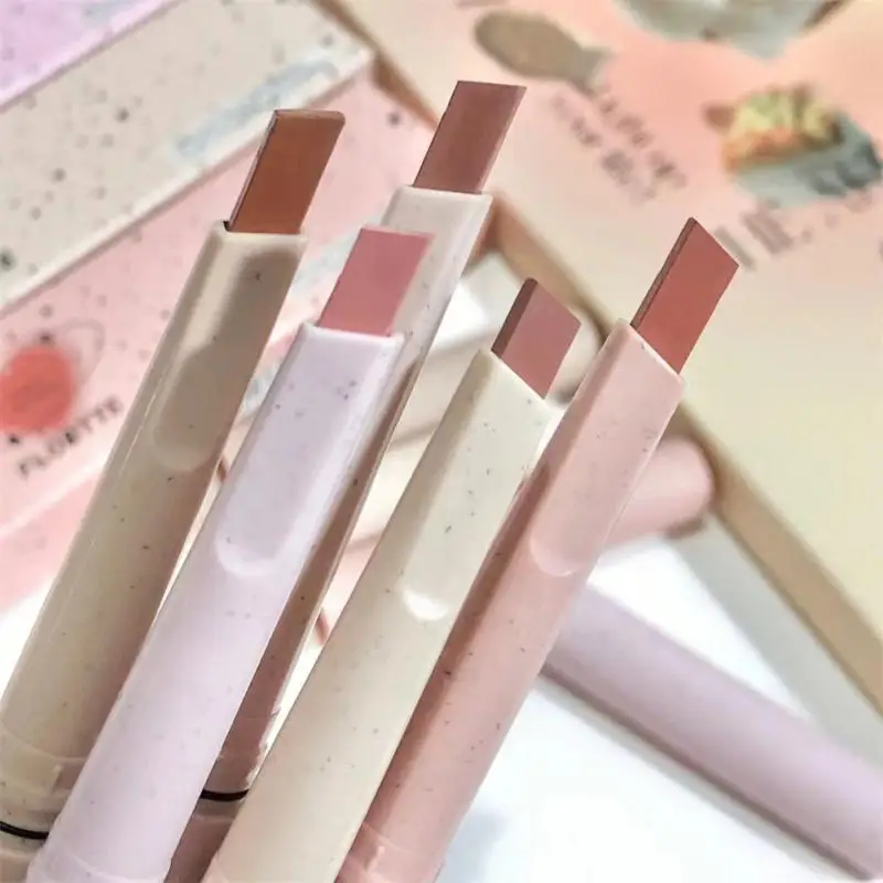 LipLinerPen Lips Makeup Soft Mist Cosmetics Lipstick Pen Gentle Colors Matte Lipstick Pen Lip Contouring Lipliner Pencil - 6