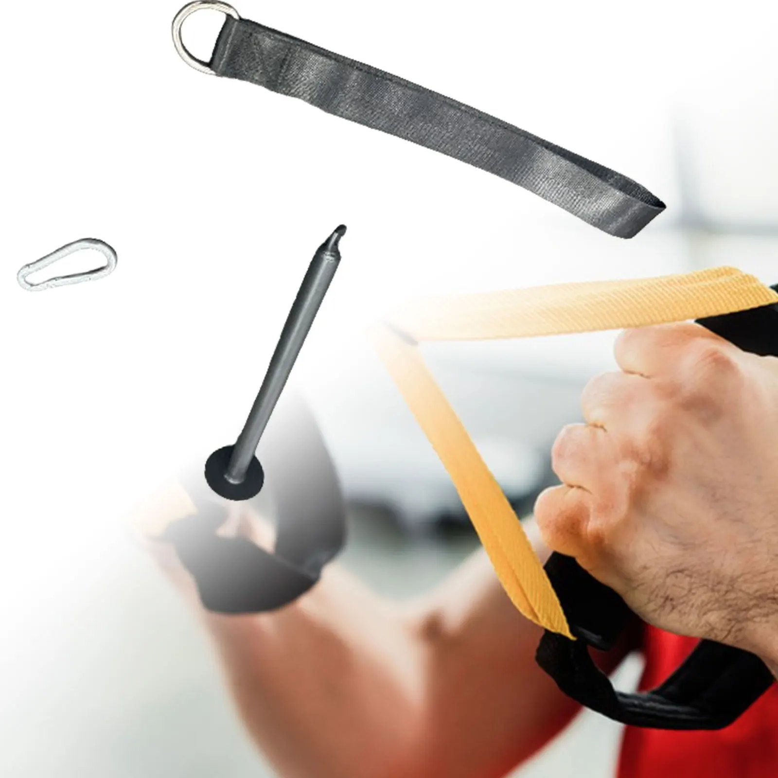Arm Wrestling Training Strap For Cable Machine and Free Weight Hand and Arm Strengthener For Finger Forearm Hand Grip forearm exerciser hand strengthener hand grip strengthener hand grip trainer arm wrestling equipment