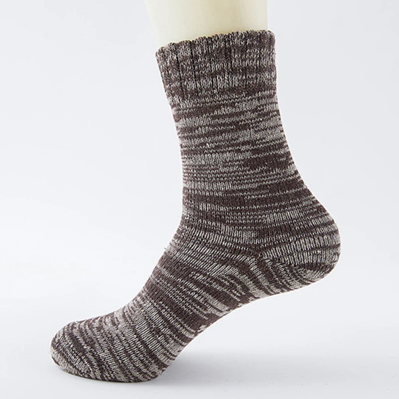 4 páry/sada pánských vlněných bavlněných ponožek se střední trubkou, vtipné vintage prodyšné ponožky pro muže, zimní teplé, zesílené, pro volný čas_voghion.com