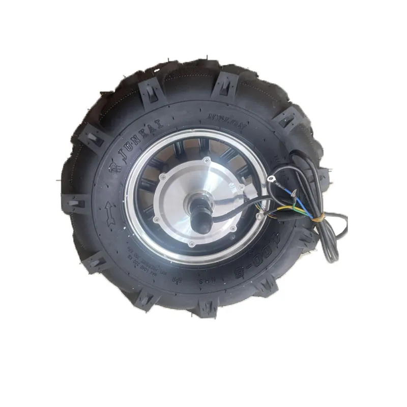 Electric Wheelbarrow Hub Motor Kits 16Inch 24V/36V/48V 500W/800W/1200W High Torque Dc Brushless Motor Controller Brake Throttle