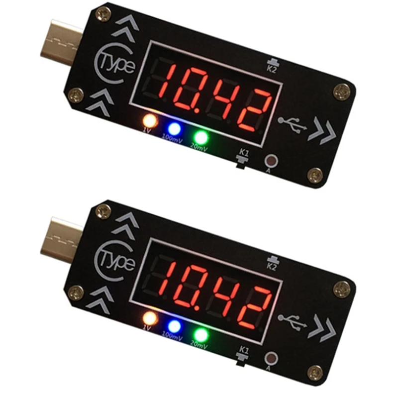 

2 шт., USB-устройство для зарядки, 5 В/9 В/12 В/15 В/20 в/PPS PD2.0 PD3.0 Type-C