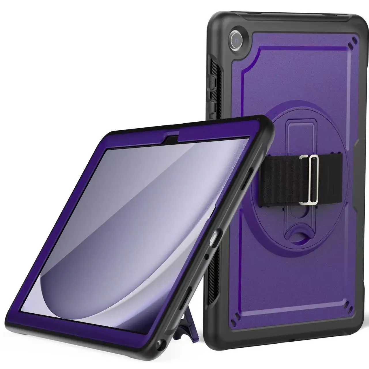 Ultimate Rugged Armor Case with 360° Swivel Stand for 11-inch Tablets - 2023 Edition