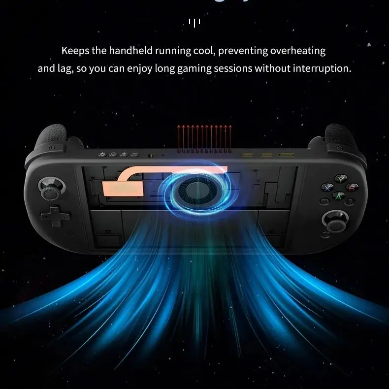 2025 New PeakDo Handheld Game Console 7'' - 120Hz Zero Latency, Hall Joystick, Streaming For Switch/Steam/PC/PS5/XBOX_voghion.com