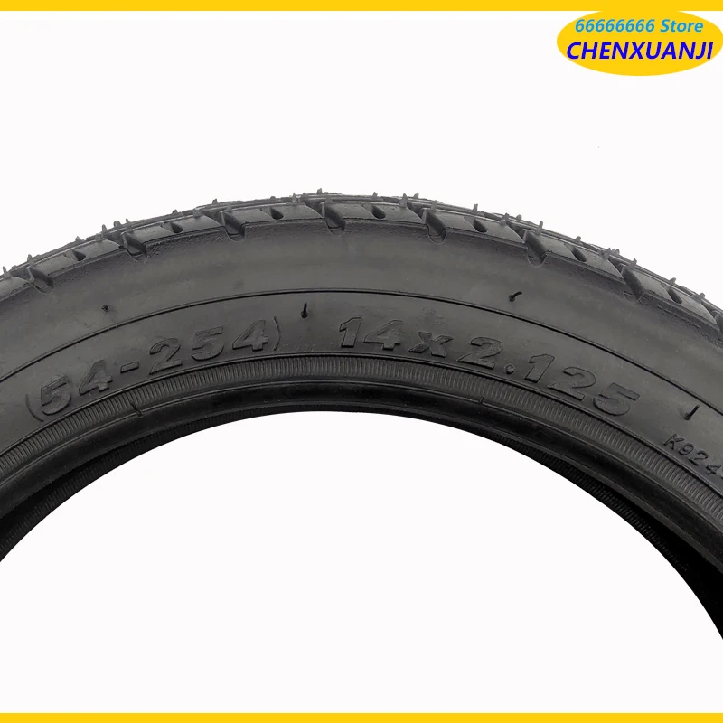 Electric Vehicle Tire 14 Inch 14x2.125 (54-254) Tyre for 14 Inch Electric Scooters NINEBOT ONE A1 S1 Unicycle KUGOO V1 B2 E-bike Tires Parts