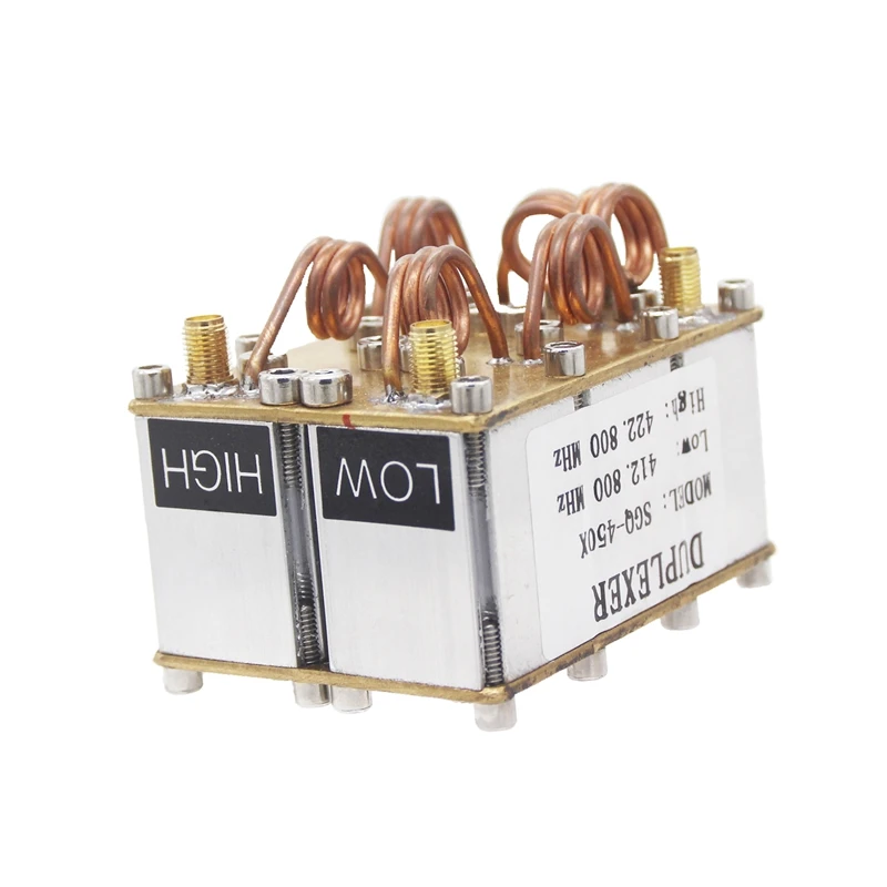 1 개 SGQ-450X UHF 10W 400-470Mhz 미니 듀플렉서 휴대용 듀플렉서 금속 듀플렉서