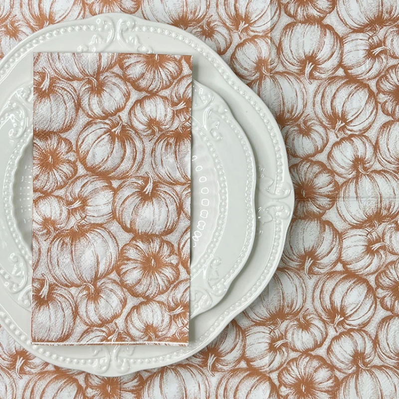 DHAIQC Lot de 48 assiettes de fête d'automne jetables de 18 cm, assiettes en carton vichy orange citrouille pour pique-nique, décorations de fête sur le thème de l'automne, Thanksgiving (automne DHAIQC Lot de 48 assiettes de fête d'automne jetables de 18 cm, assiettes en carton vichy orange citrouille pour pique-nique, décorations de fête sur le thème de l'automne, Thanksgiving (automne