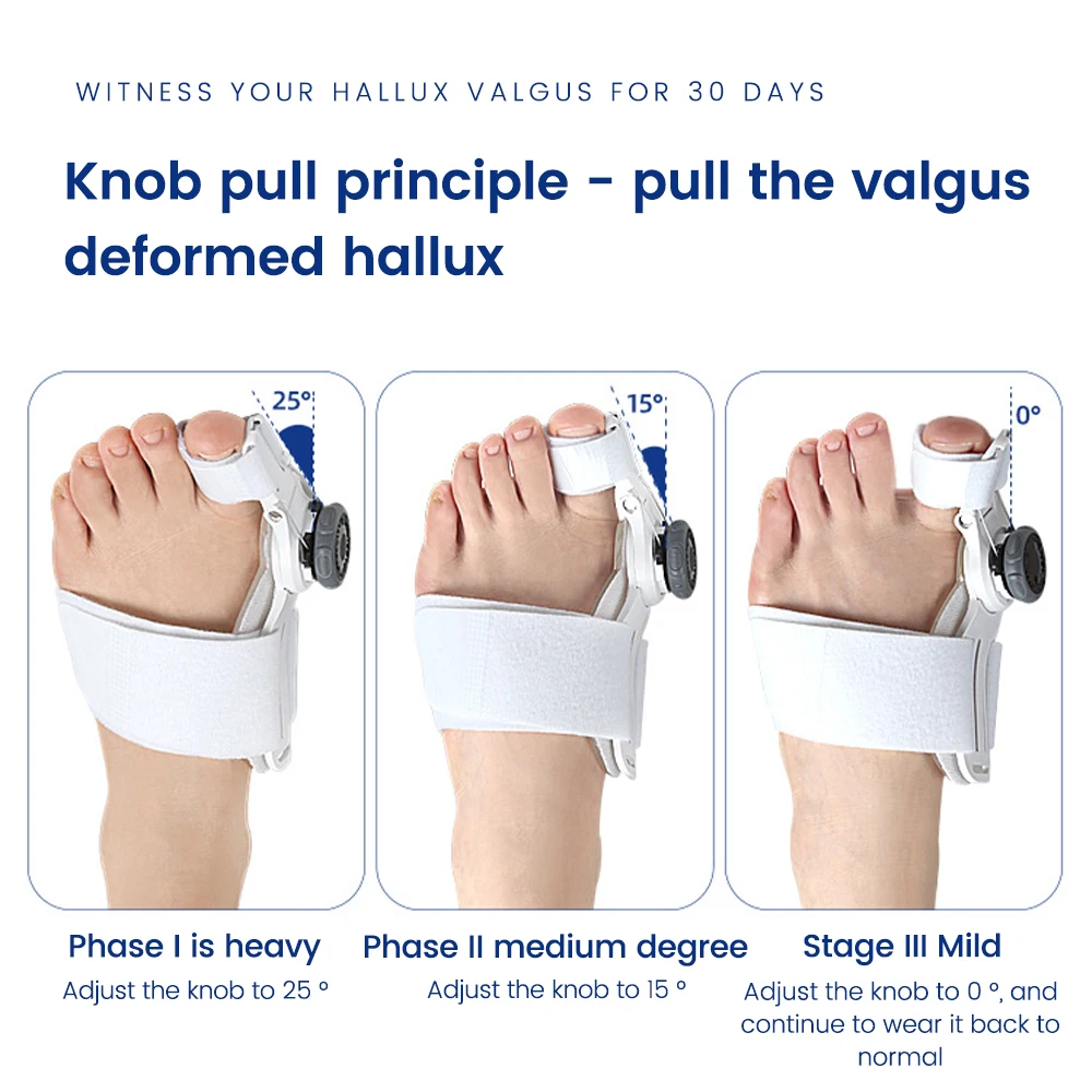 Splint Big Bone Tool Toe Straightener Corrector Foot Pain Relief Hallux Valgus Correction Orthopedic Pedicure Foot Care 9