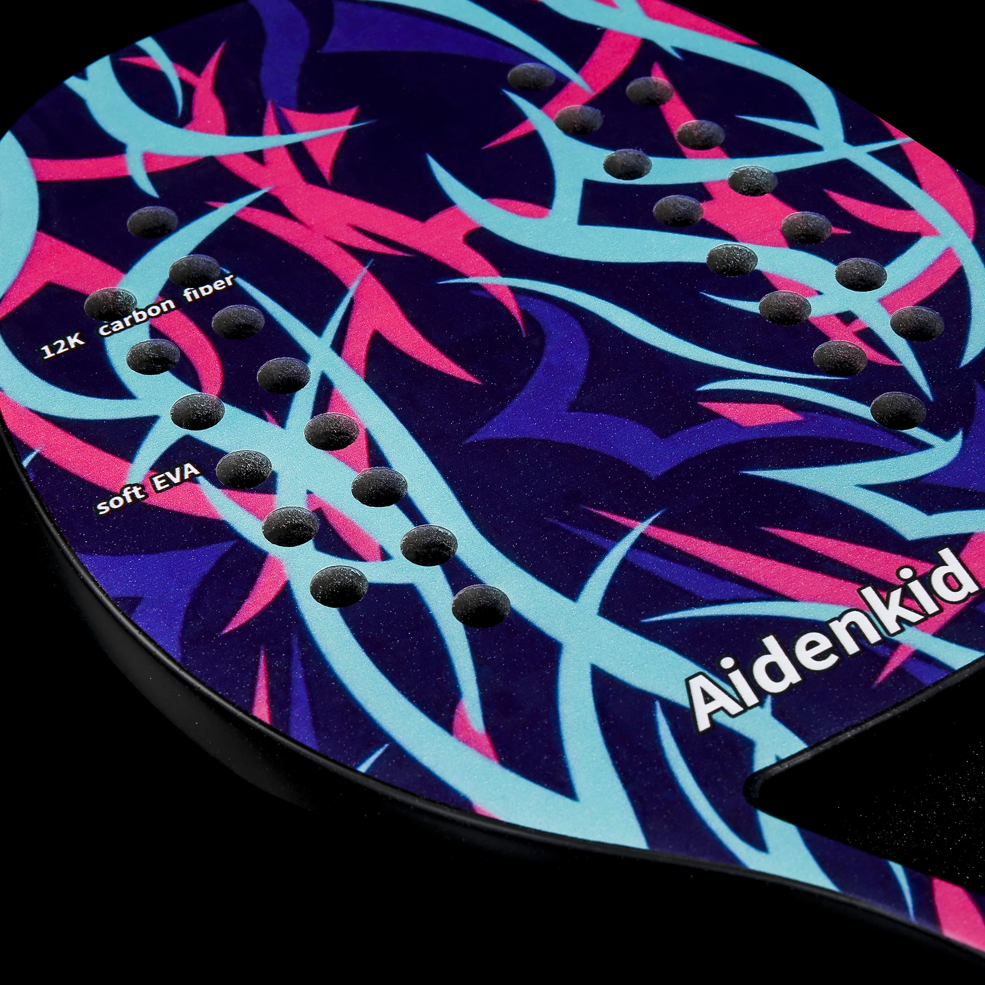 Aidenkid Beach Tennis Racket 3K 12K 18K Carbon Fiber Professional Raquete Beach Tennis Racket Tenis Racquet Rough Face With Bags tennis racket