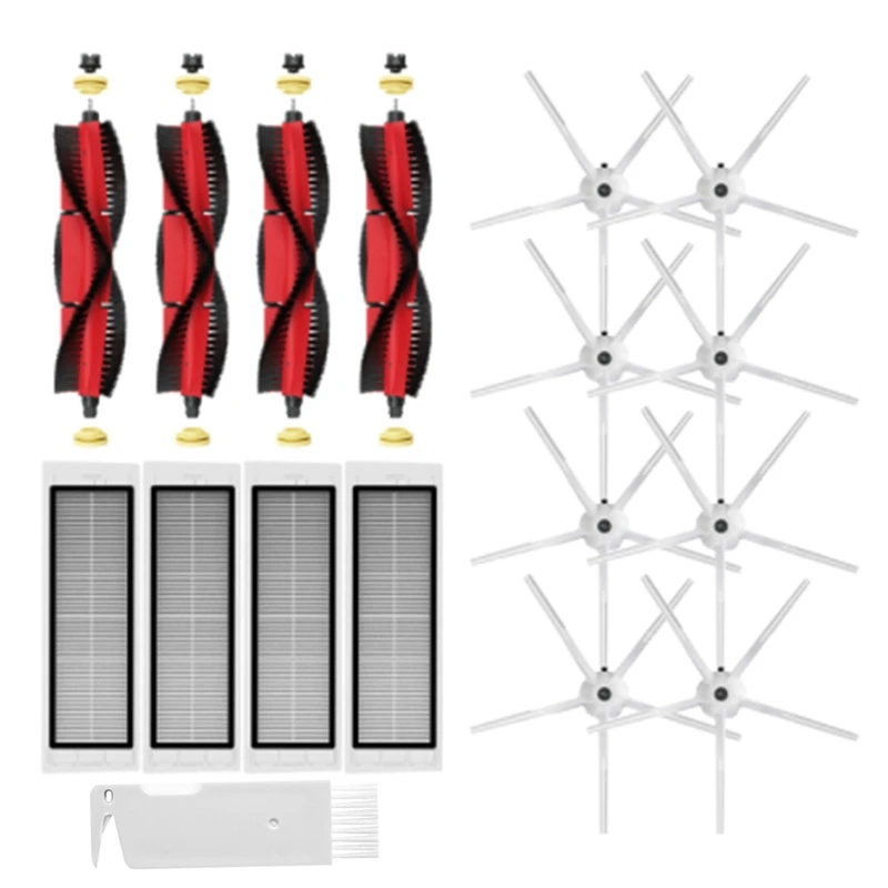 

Запчасти для пылесоса Xiaomi Roborock S5 Max S6 Maxv S6, фильтр НЕРА, основная и боковая щетки, аксессуары