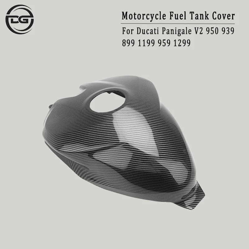 Fuel Tank Cover For Ducati Panigale V2 950 939 899 1199 959 1299 ABS Plastic Motorcycle Gas Fuel Tank Protective Cover