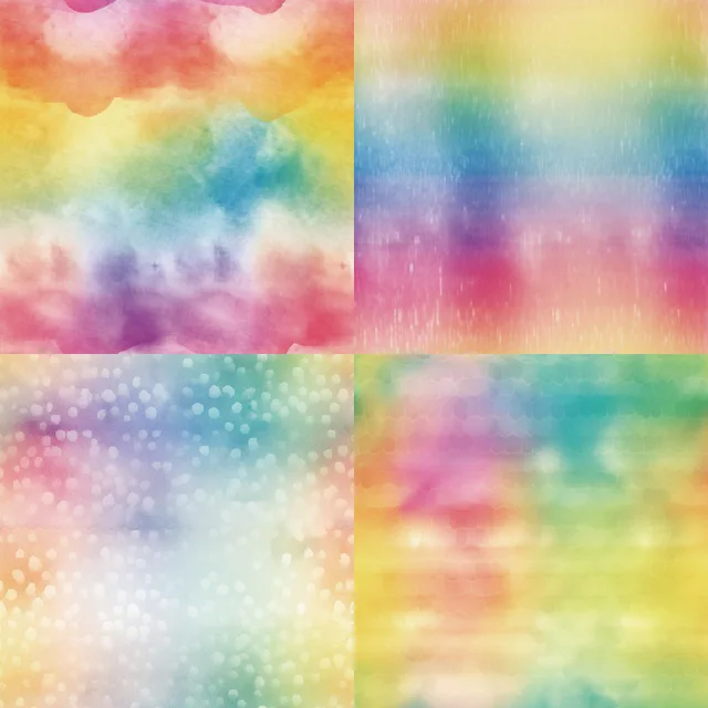 24pcs Rainbow Dreams 6" x 6" Paper 4