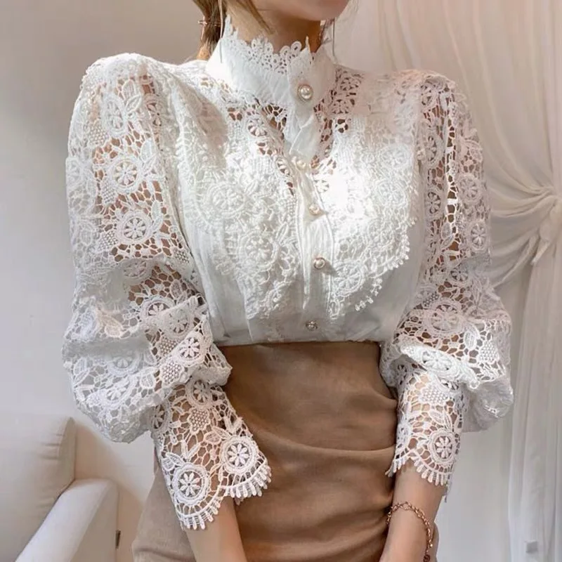 トップス BLOSSOM LACE TOPS L Lace Blossom Top - Willow and Lace Boutique