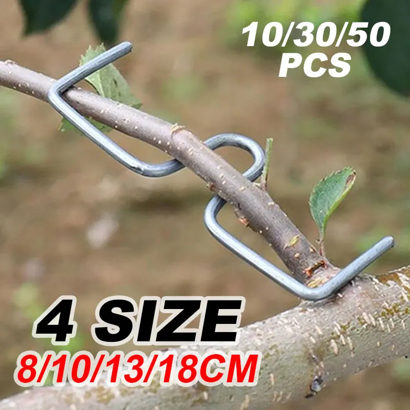 30/50Pcs 4 Size Reusable Branch Limb Spreader Garden Yard Trees Branches Fixator Strong Fruit Tree Support Holder Vine Trainers