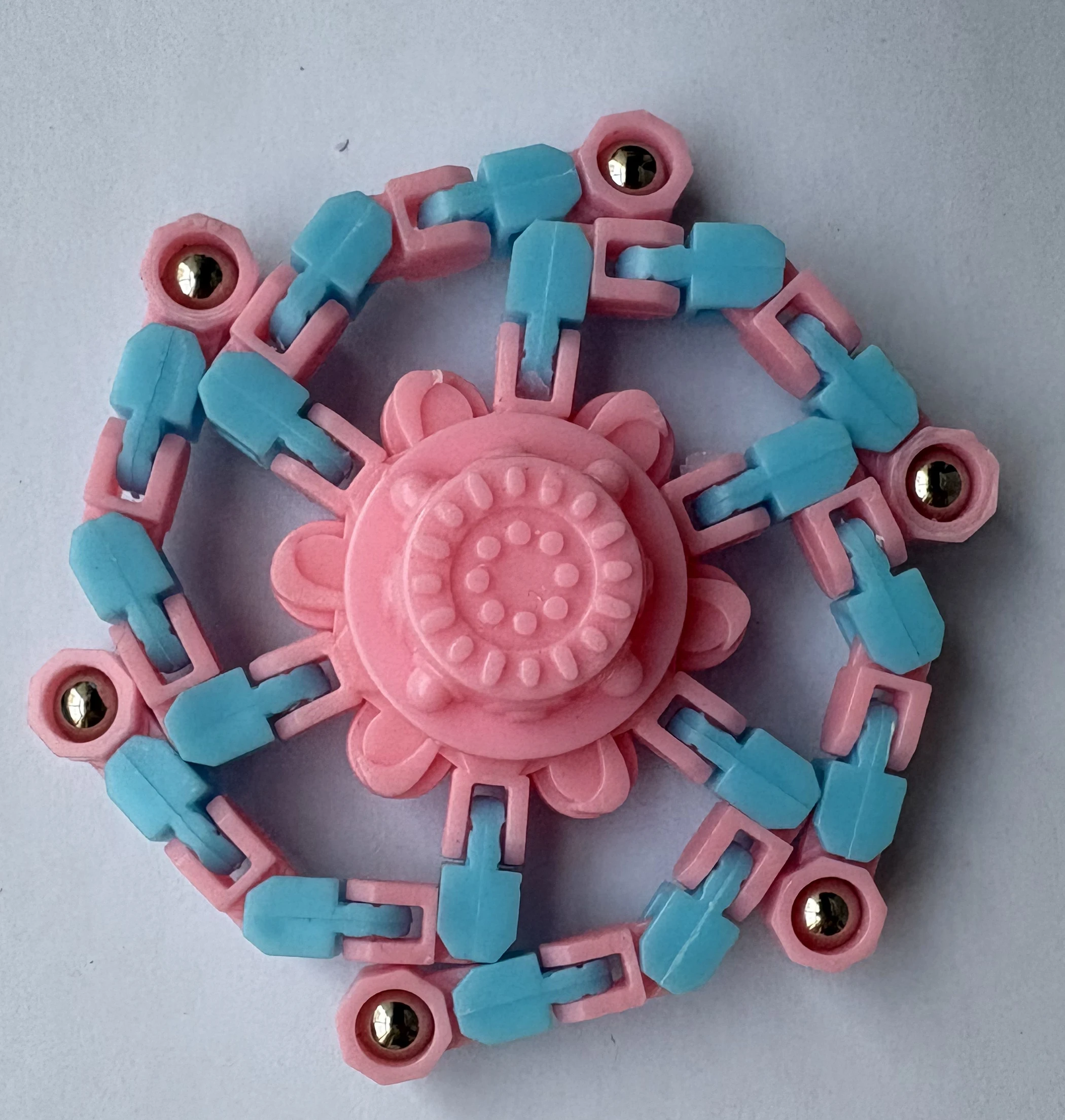 Colorful Deformed Fidget Chain Toy for All Ages - Stress Relief and Fun Gift