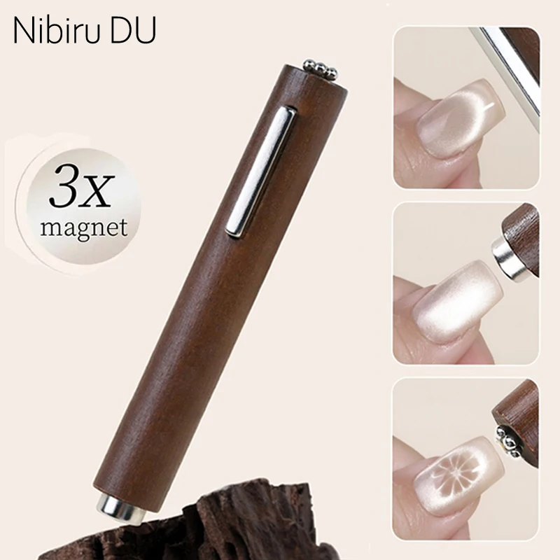 Cat eye nail tool Strong Magnetic Stick 3-IN-1 Magnet Pen Nails Art Design Glitter Effect Manicure