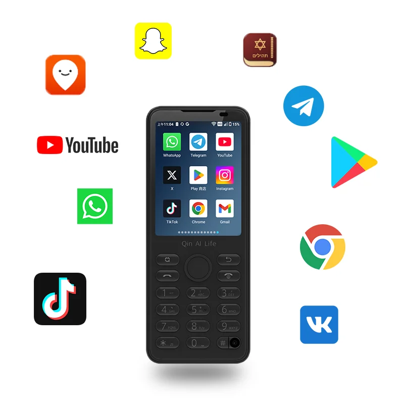 Qin F21 Pro טלפון מסך מגע חכם 2.8 אינץ' 3GB + 32GB / 4GB 64GB Bluetooth 5.0 2