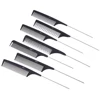 Professional Anti Static Pointed Tail Hair Styling Comb Hair Dye Brush Barber Steel Needle Pin Rat Tip Combs Barber Accessorie 4