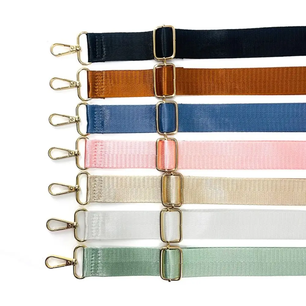 Women's Nylon Crossbody Bag Strap - Adjustable Solid Color Accessory