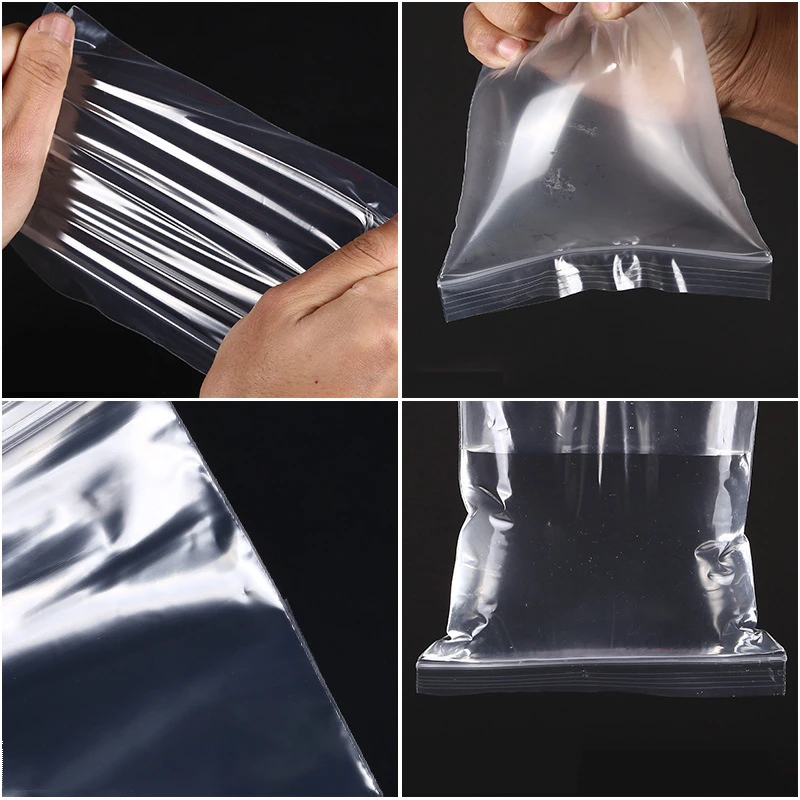 TETP 25Pcs Large Size Transparent Ziplock Plastic Bags Coat Sweater Blanket Packaging Storage Reclosable Food Seal Supplies 6