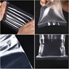 TETP 25Pcs Large Size Transparent Ziplock Plastic Bags Coat Sweater Blanket Packaging Storage Reclosable Food Seal Supplies 6