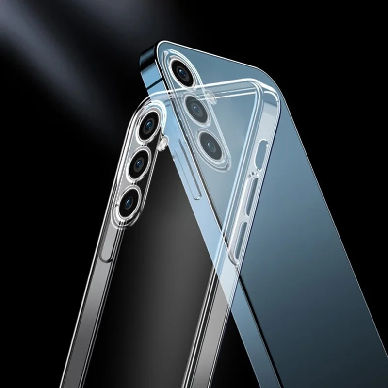 Flexible Durable Clear TPU Shockproof Phone Cases - Soft Transparent Protective Shield