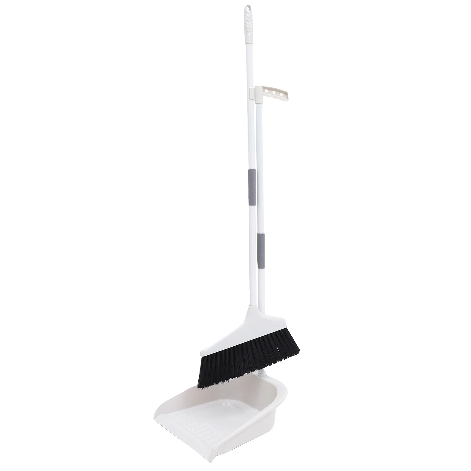 

Broom Floor Cleaning Tool Home Supplies Giant Household Long Handle Dustpan with Kit White Hair Office