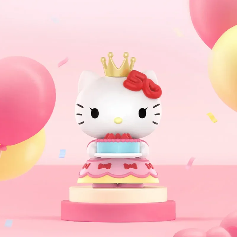 thumbnail image 1 of POP MART Sanrio Characters Hello Kitty 50th Anniversary Series Blind Box Toys Mystery Box Mistery Caixa Action Figure Surprise, 1 of 5