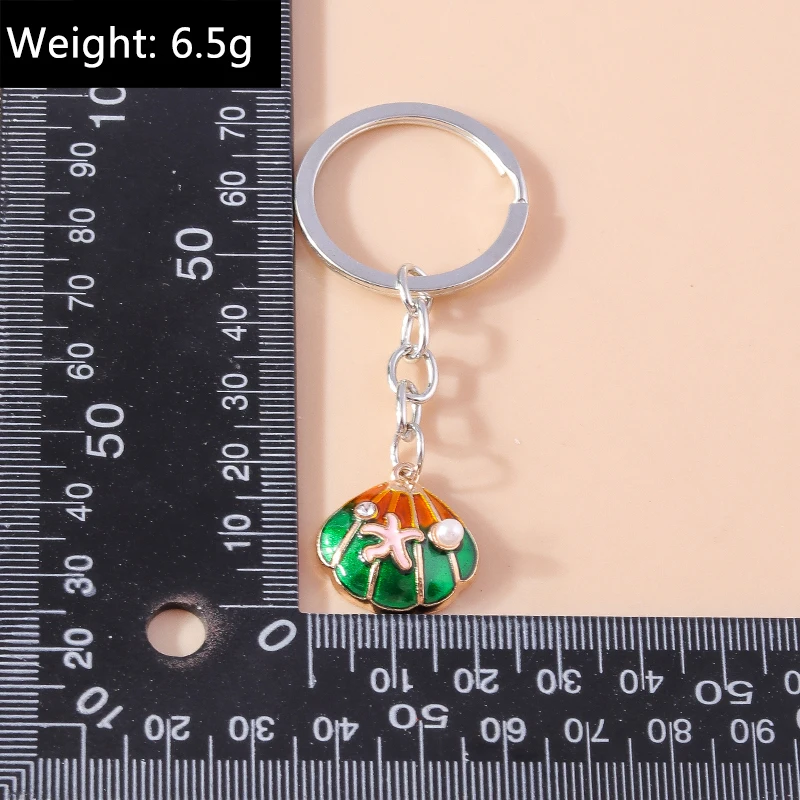 Aihua Chic Sommer Strand Muschel Shell Seestern Schlüsselanhänger Urlaub Meer Souvenir Geschenk Auto Schlüssel Halter Handtasche Anhänger DIY Schmuck – Detail 9