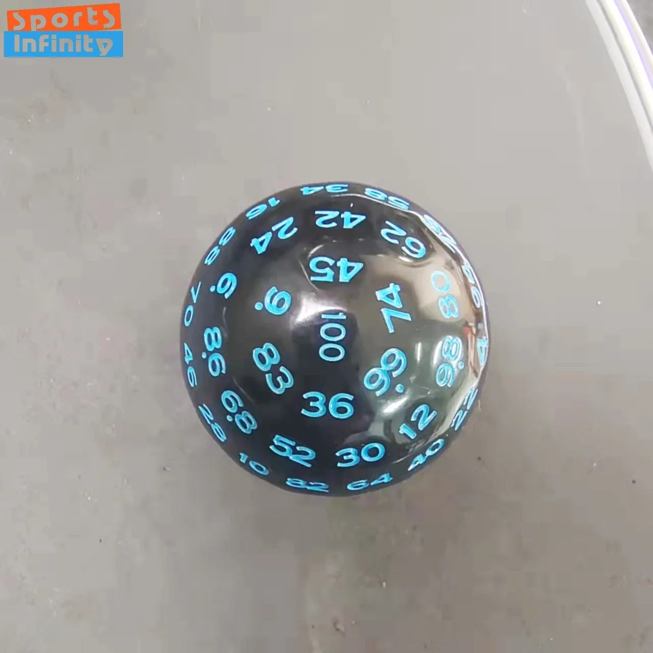 Game Dice Dice Set New 100 Sided Number Dice Set Numbers 1-100 Multi Sided D100 Large Ball Dice Game Collectible Teaching Props Board Game