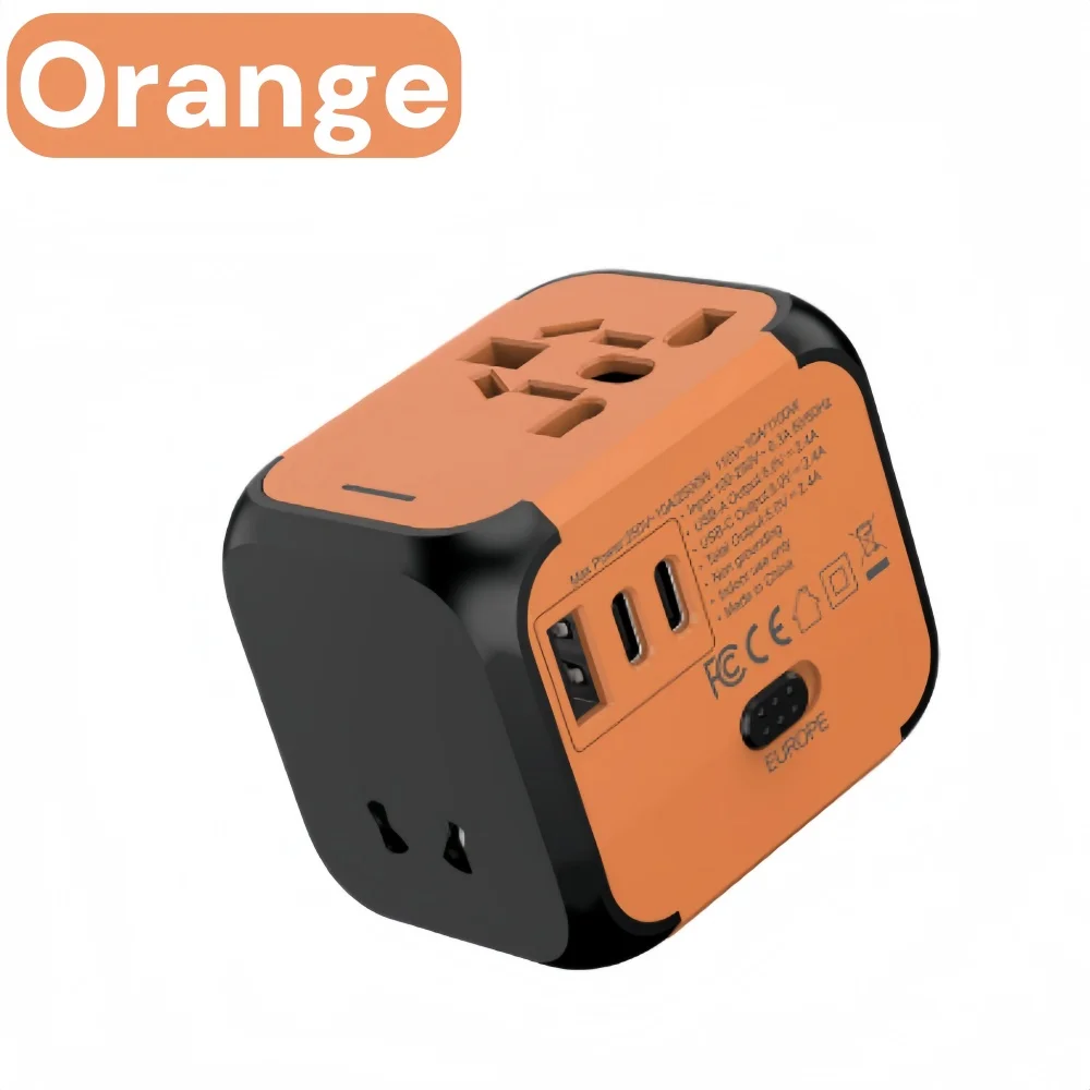 قابس محول السفر العالمي، محول مقبس الطاقة متعدد ال...