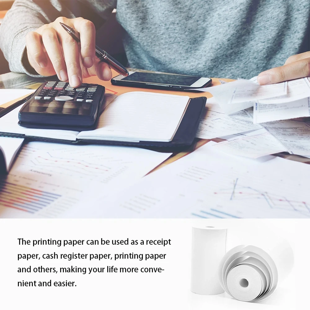 Thermal Paper 10Rolls 57x25 MM Children Camera Instant Print Kids Camera Printing Paper Replacement