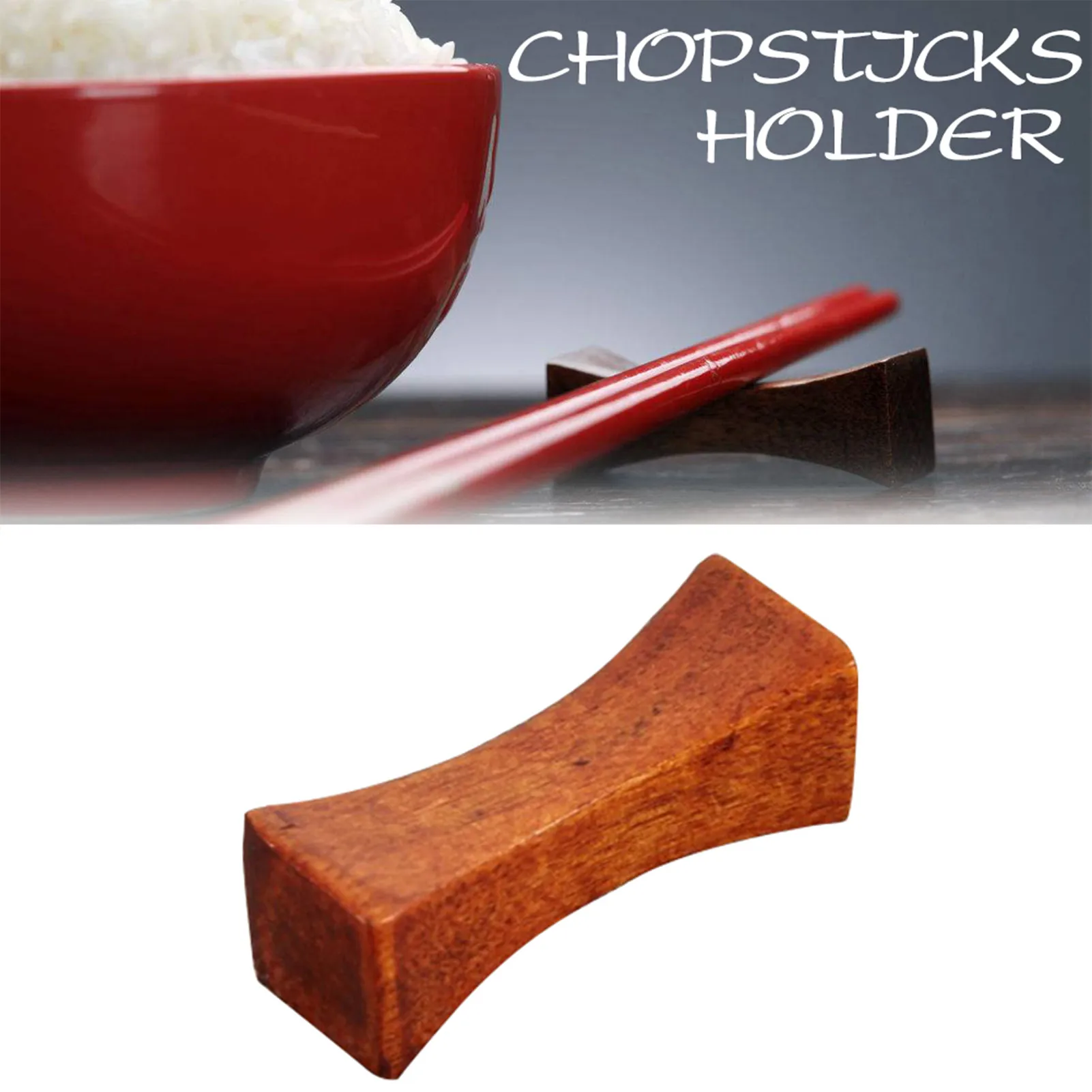 Wood Chopstick Holder Rest Japanese Style Chopsticks Holder Tableware