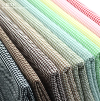 145x50cm personnalisé 2mm coton petit tissu à carreaux teint en fil Chaoyangge poupée vêtements à la main tissu bricolage tissu 1