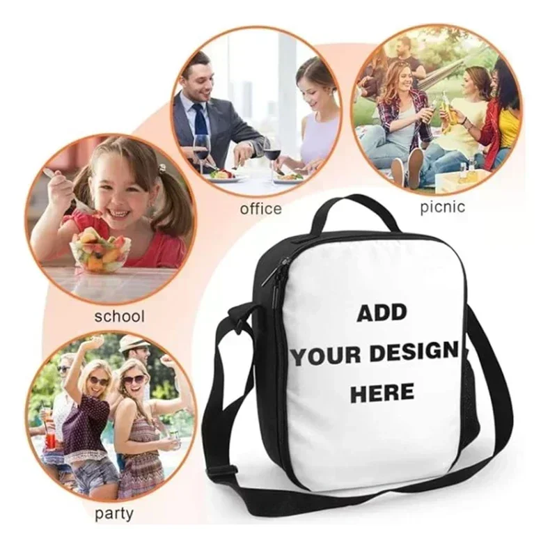 Lunch bags for Child,Cartoon School Picnic Bags for Girls Boys,Cute Push-een Cat Kids Insulation Cooler Bags Aged 4-10 years