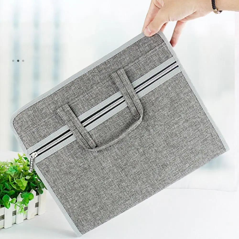 

File Classify File Holder Bag Home Large Capacity A4 File Folder Paper Organizer